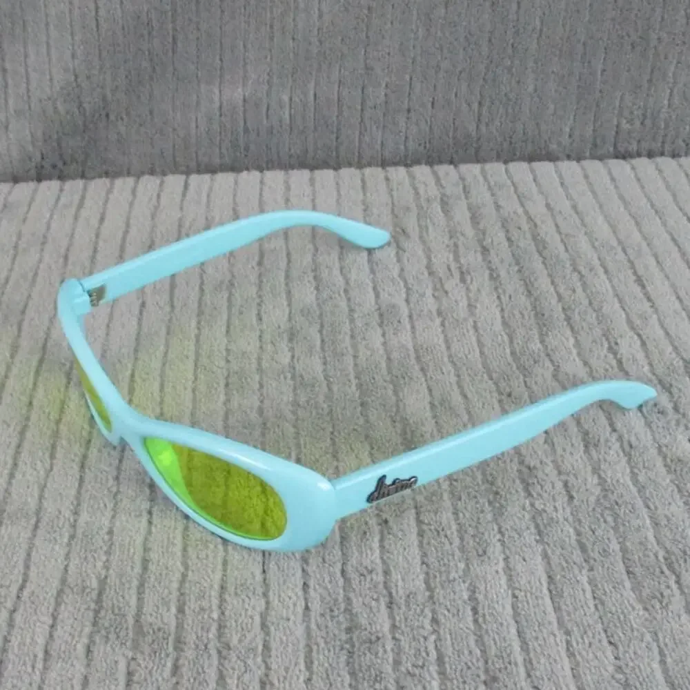 New Divine Eyewear Medusa Light Blue/Clear Yellow Sunglasses Women's NWT